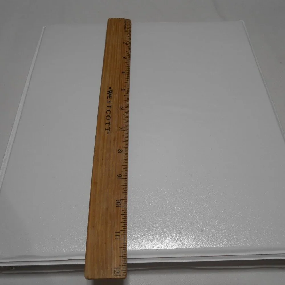 Lot 2 New solid White School home Notebook 3 ring view binders w/ pockets 📘